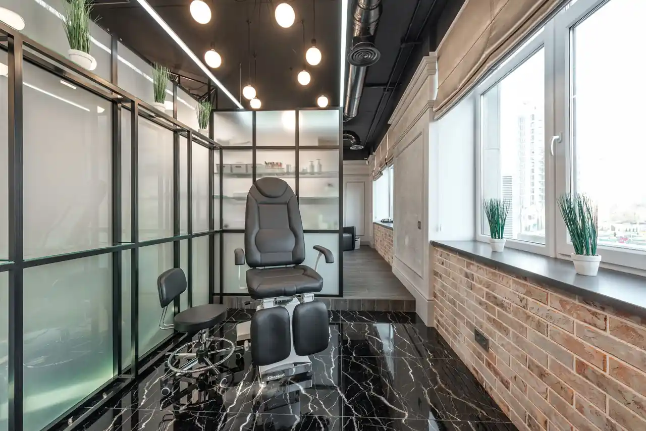 Comfortable, sunlit modern interior of Helvona Savialisse studio in Christchurch